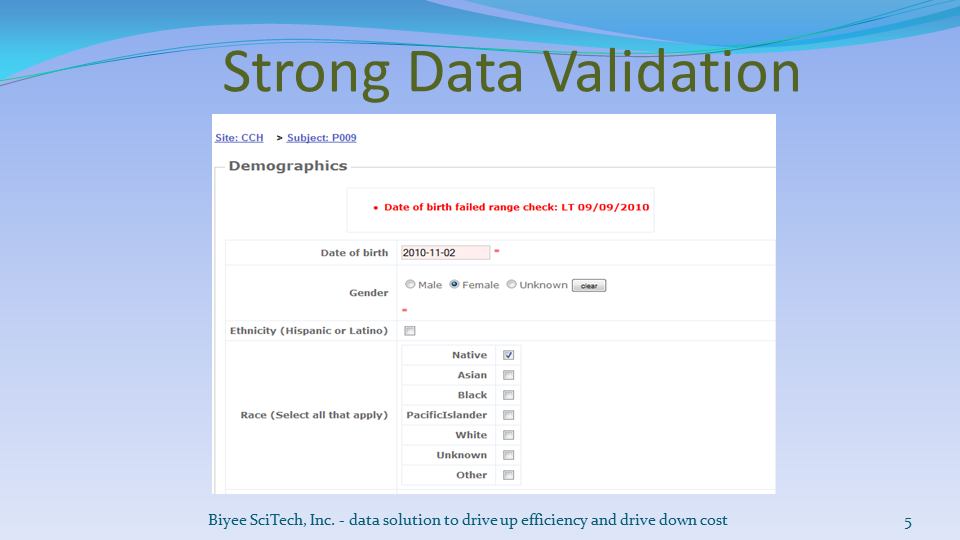 B1 EDC - Full-featured data solution for clinical studies